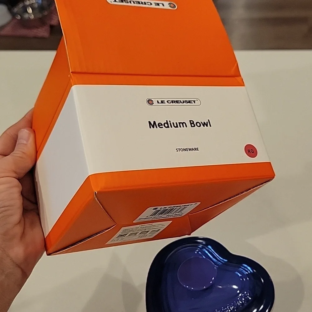 Le Creuset Cobalt Blue / Marseille Blue Heart Ramekin